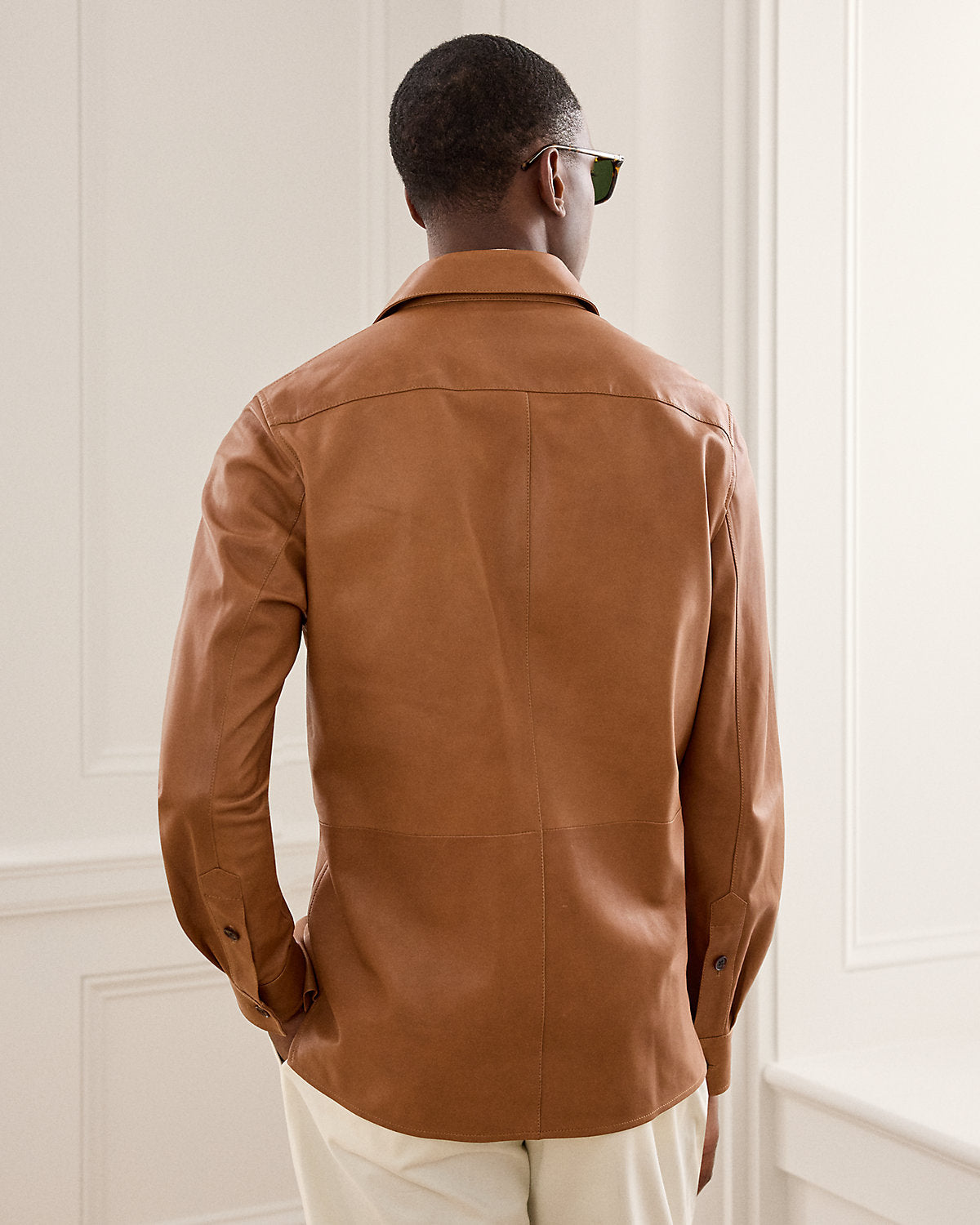 Leather Overshirt