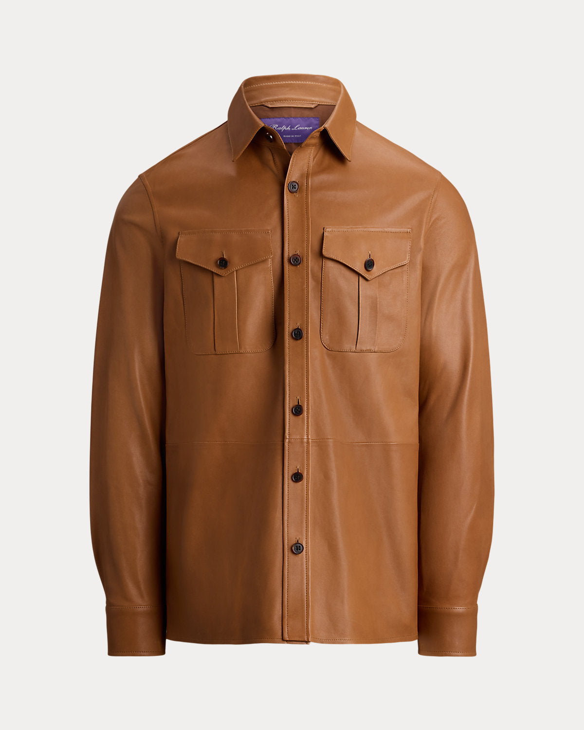 Leather Overshirt