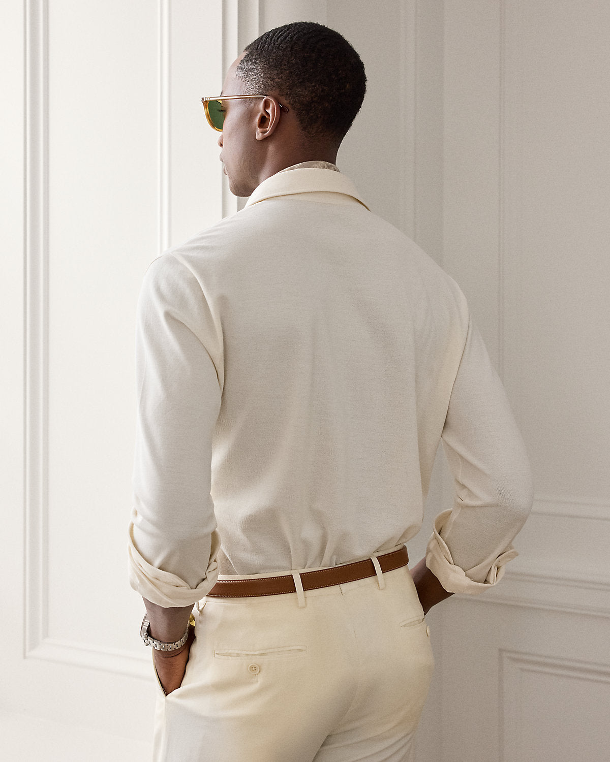 Washed Piqu¨¦ Polo Shirt
