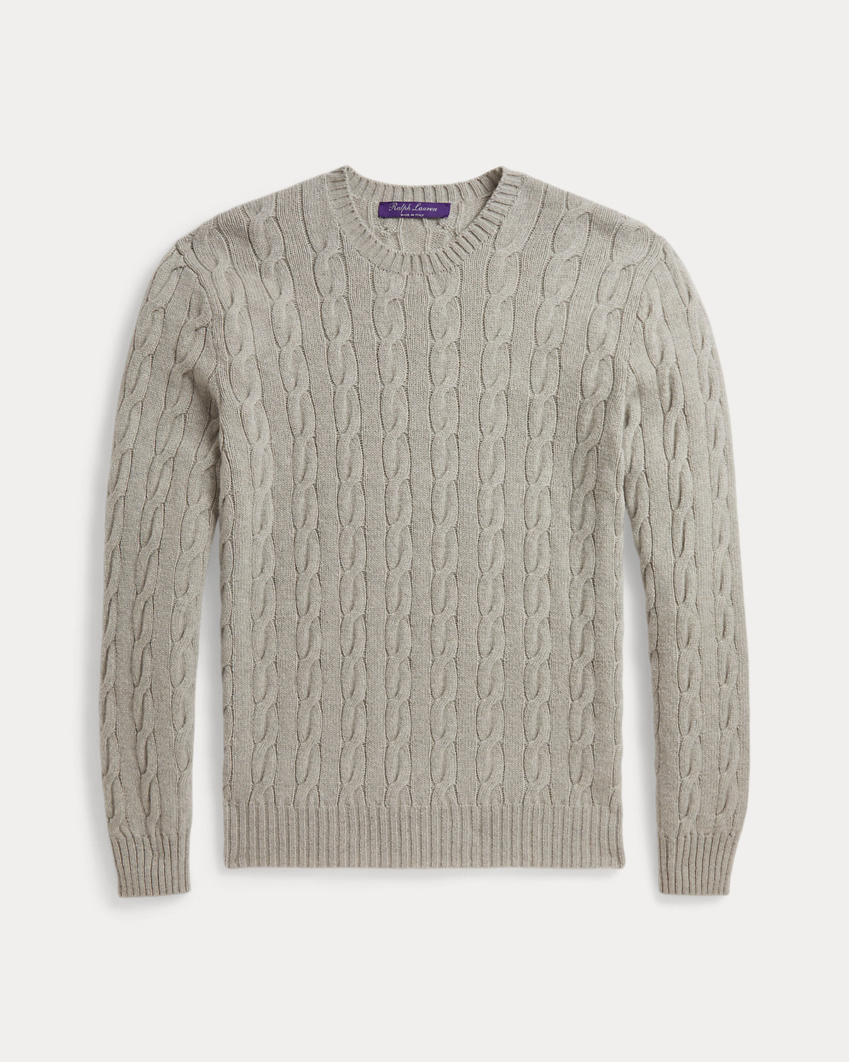 Men's Cable-Knit Cashmere Sweater