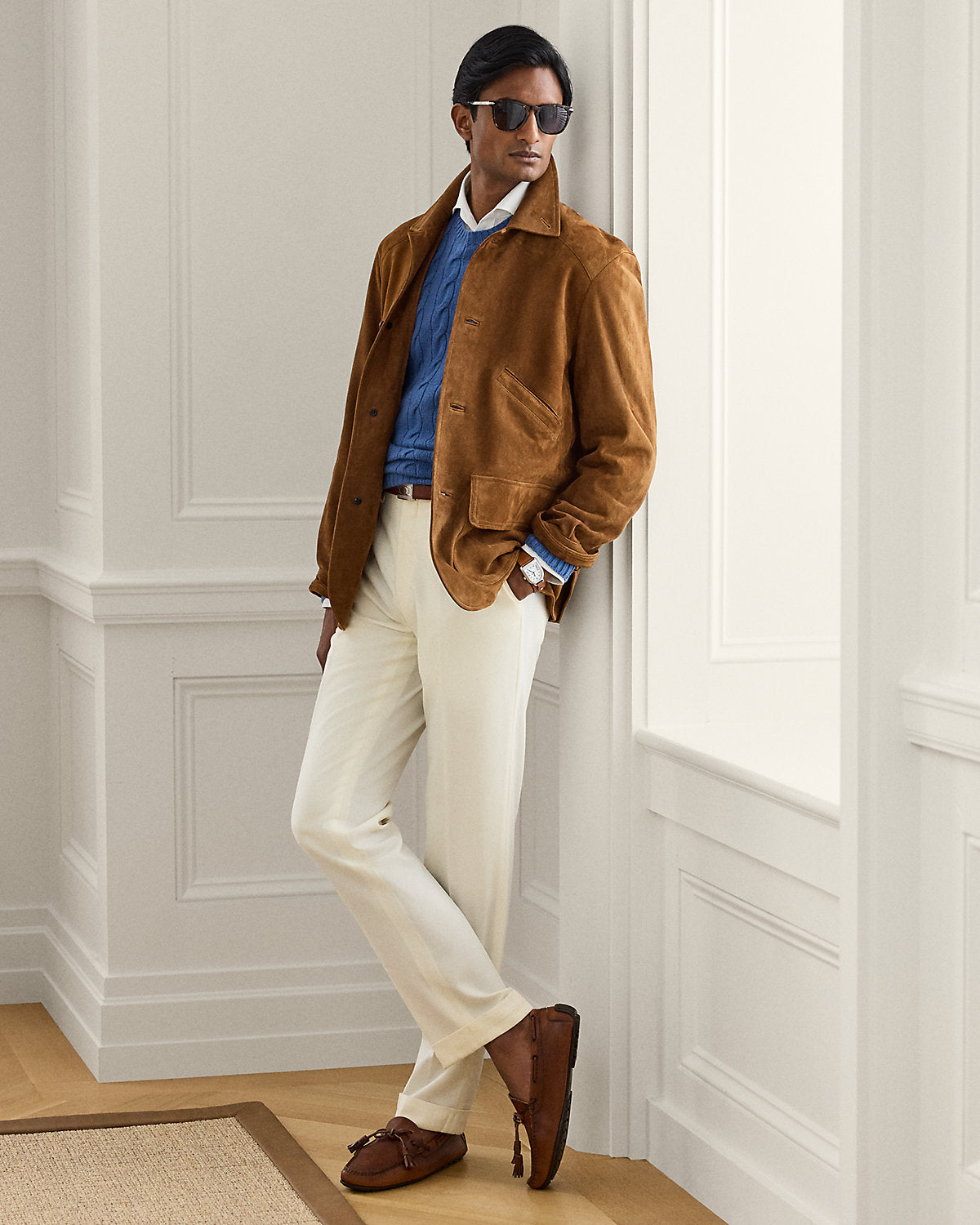Men's Cable-Knit Cashmere Sweater
