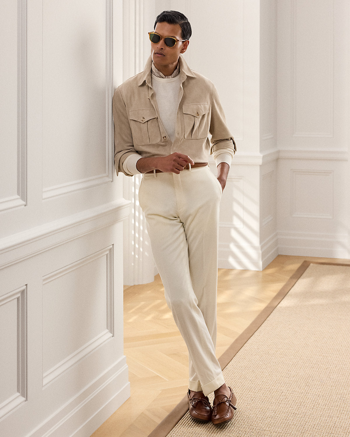 Suede Overshirt