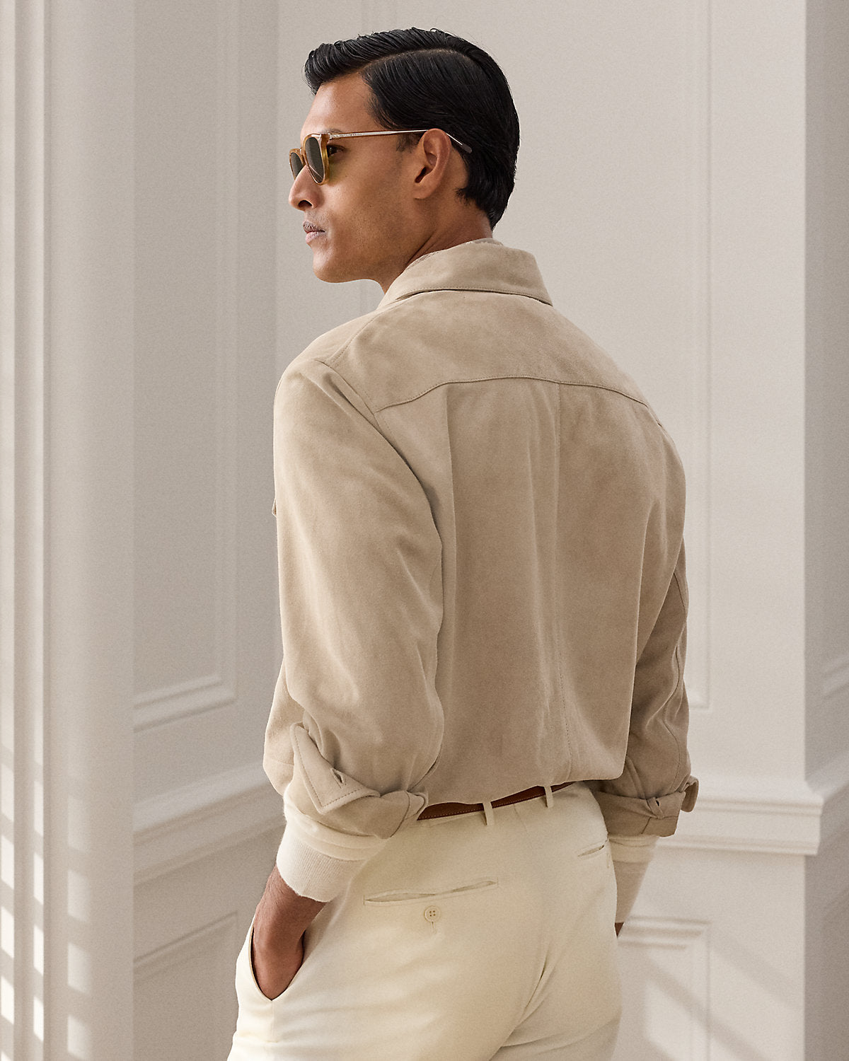 Suede Overshirt