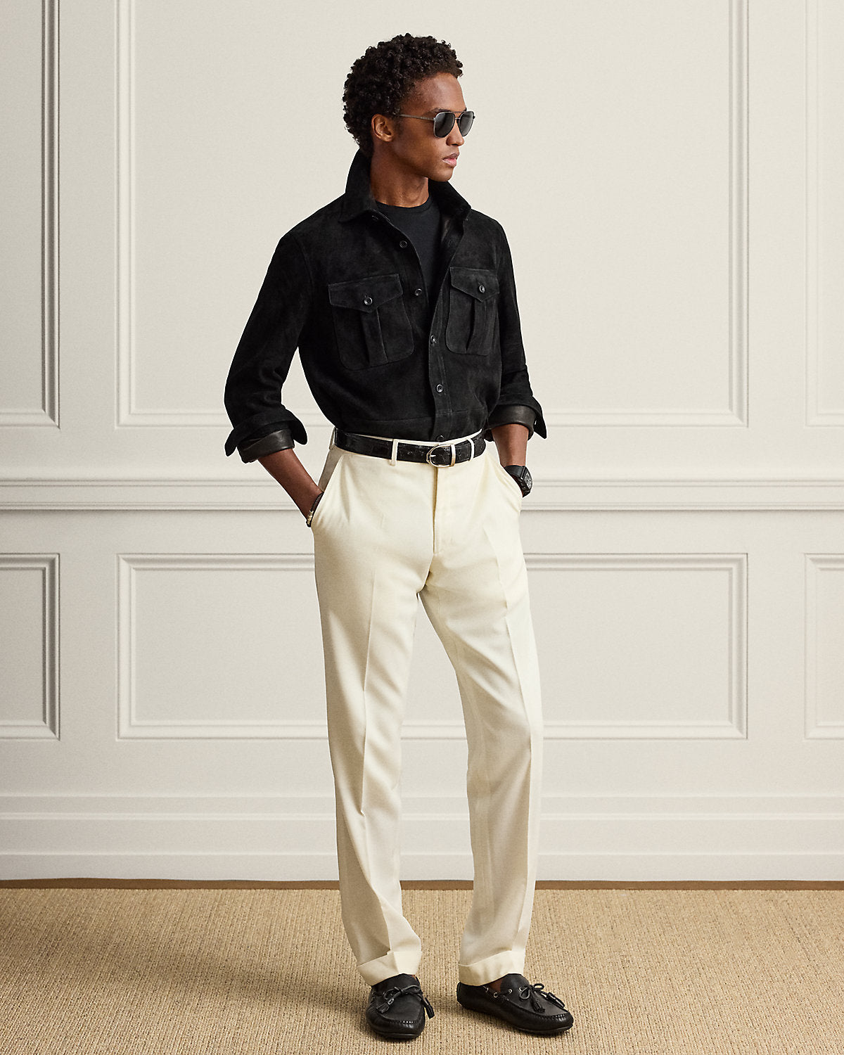 Suede Overshirt