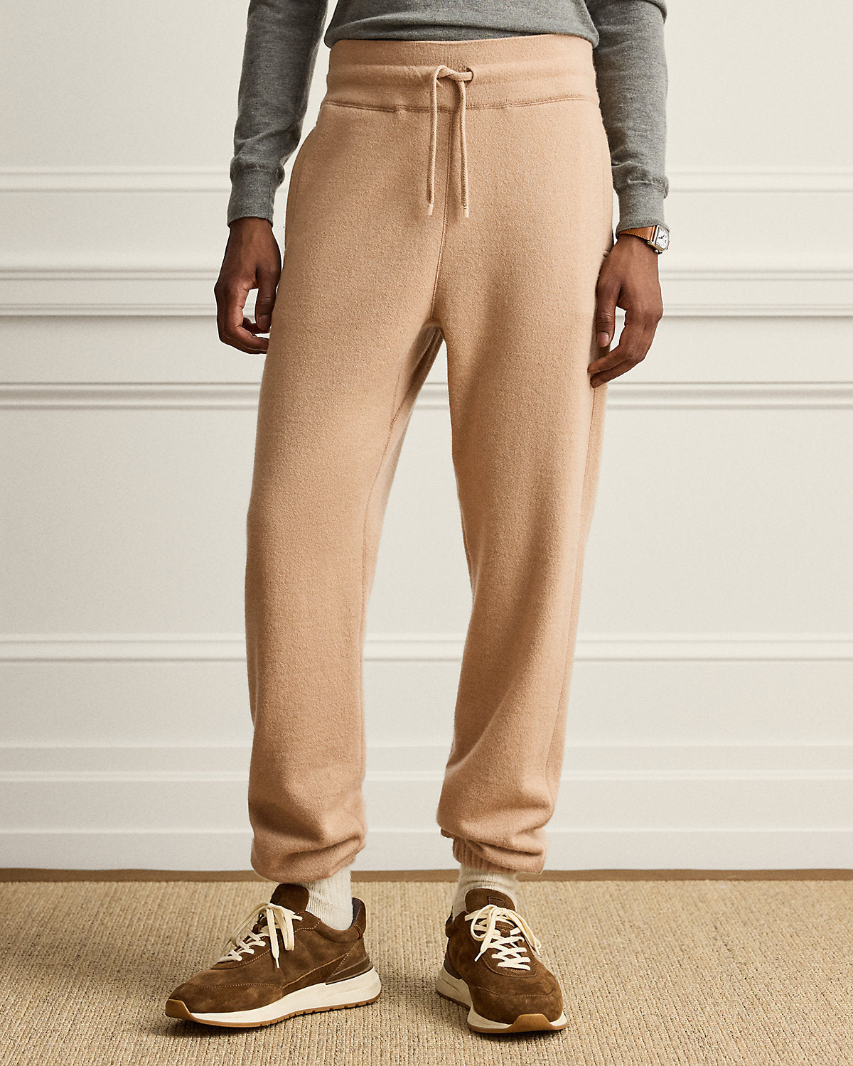 Wool-Cashmere Jogger Pant