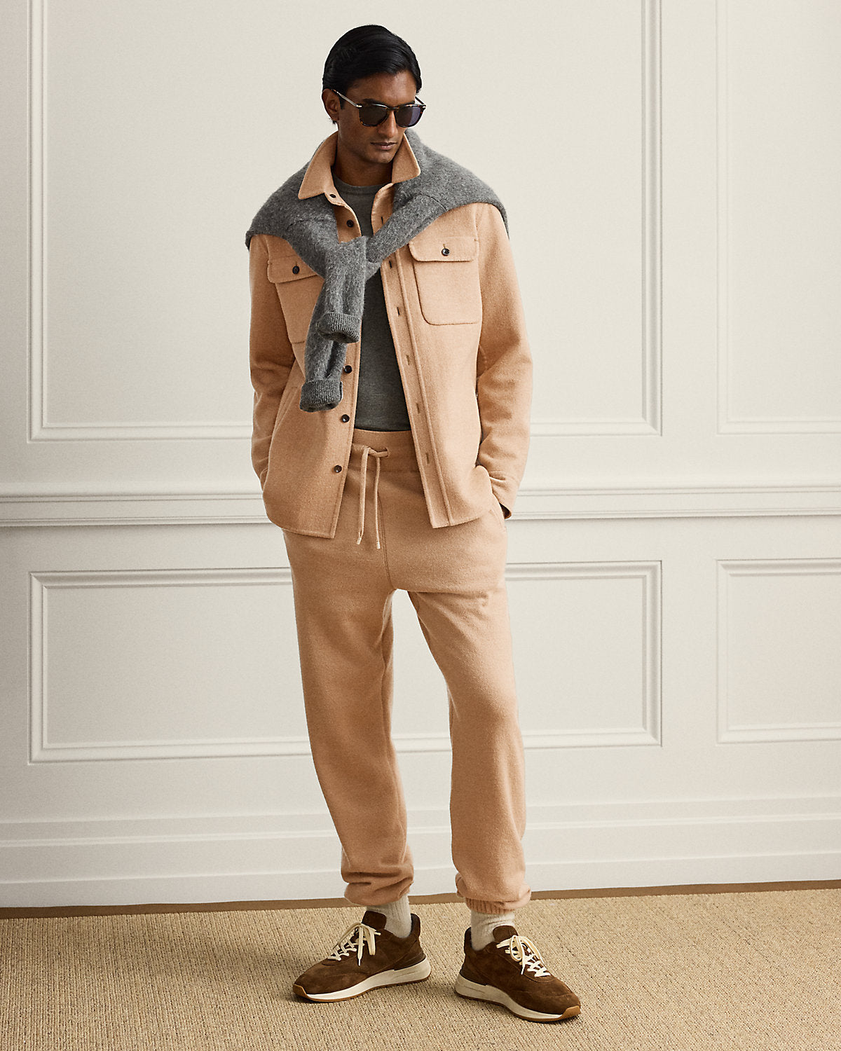 Wool-Cashmere Jogger Pant