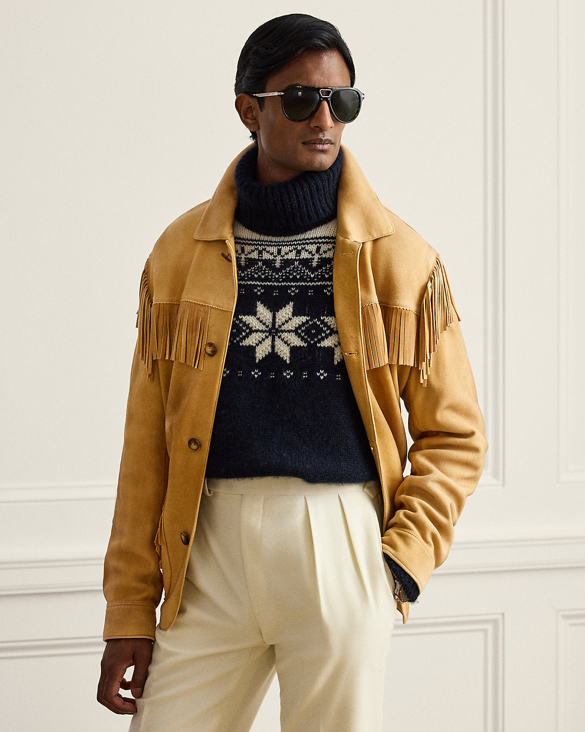 Carson Fringe Suede Jacket