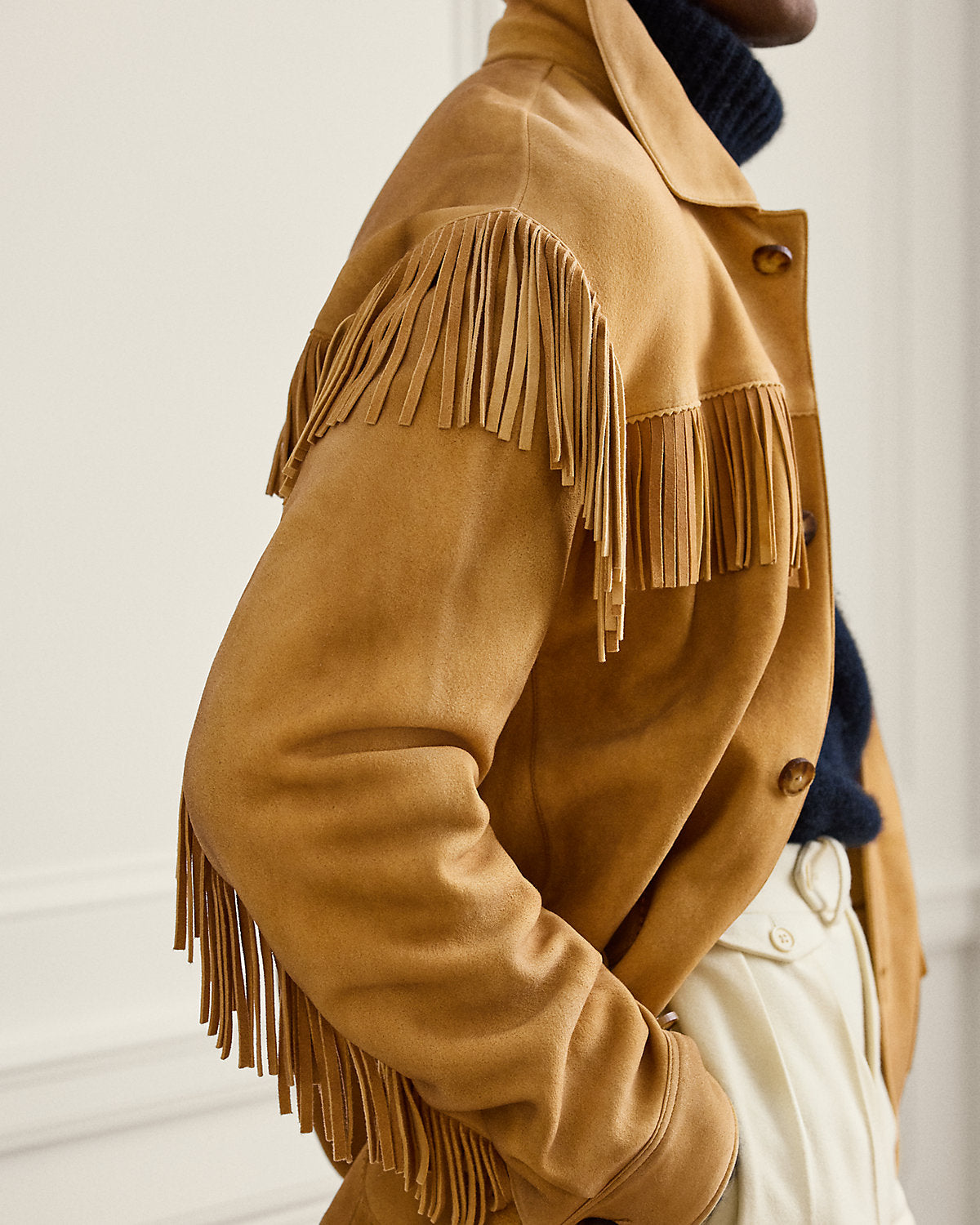 Carson Fringe Suede Jacket