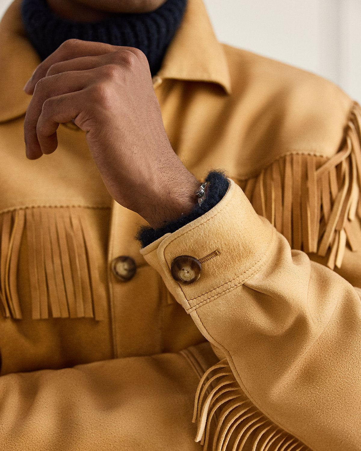 Carson Fringe Suede Jacket