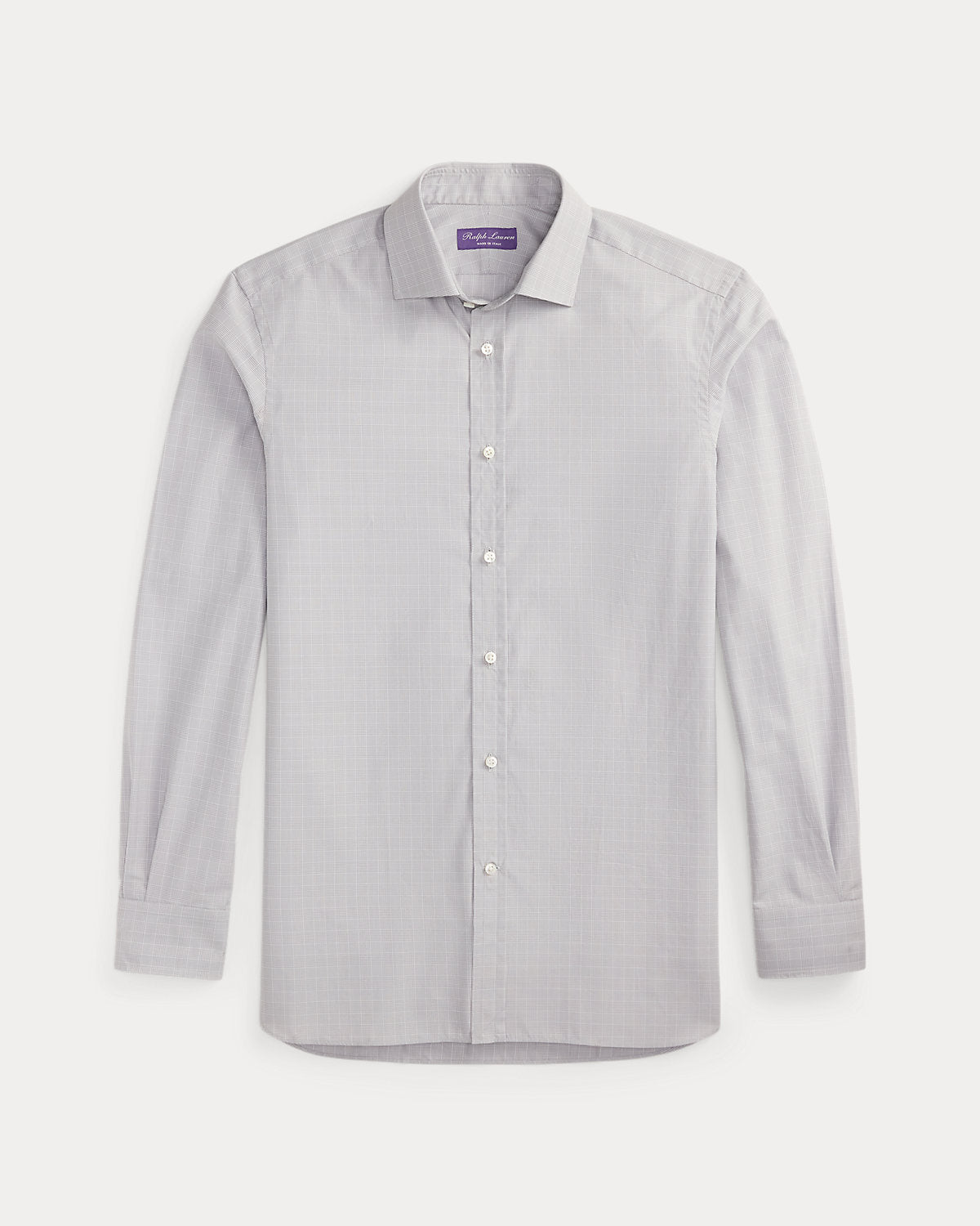 Mini-Glen Check Twill Shirt