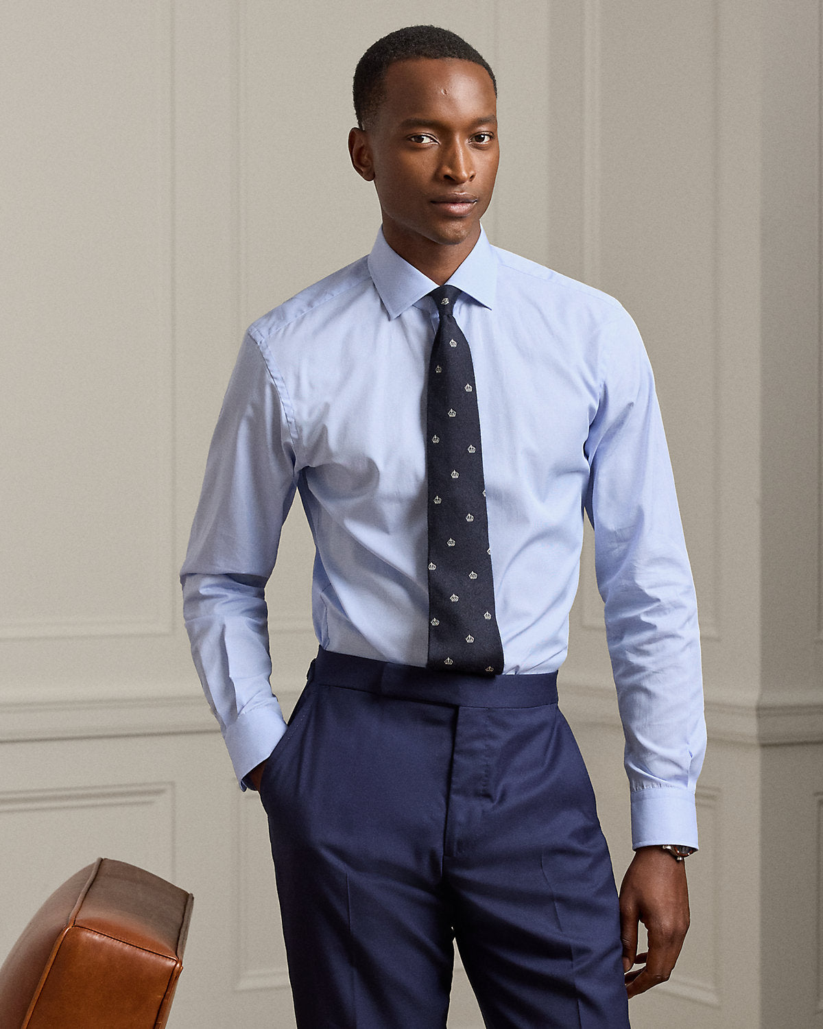 Micro-Houndstooth Shirt
