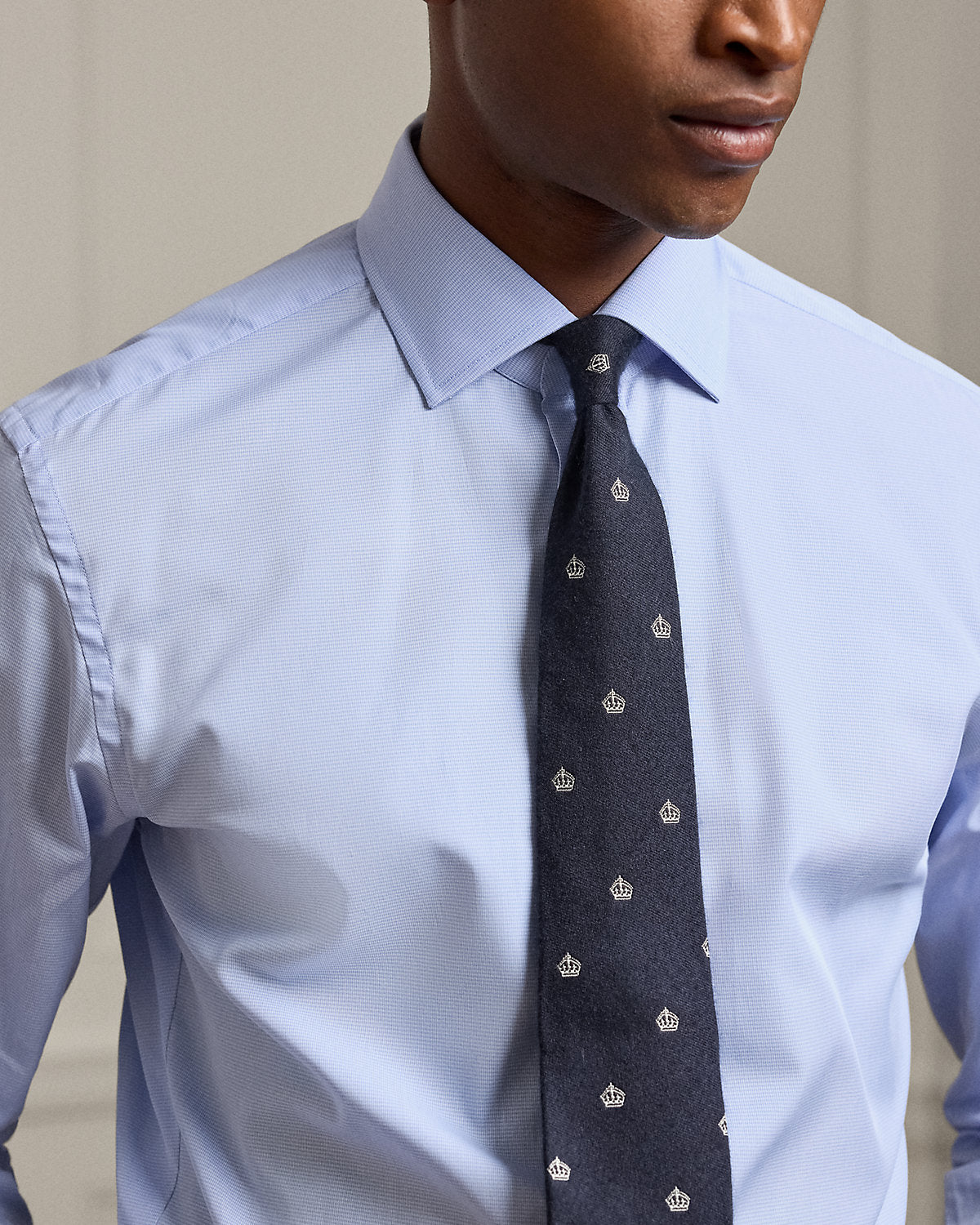 Micro-Houndstooth Shirt