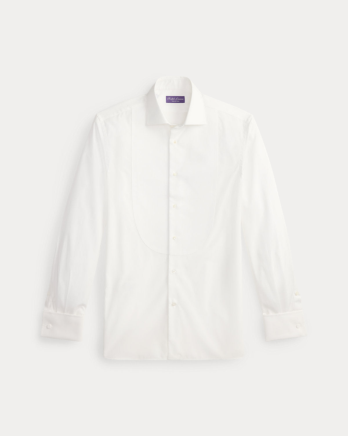Piqu¨¦-Bib French Cuff Tuxedo Shirt