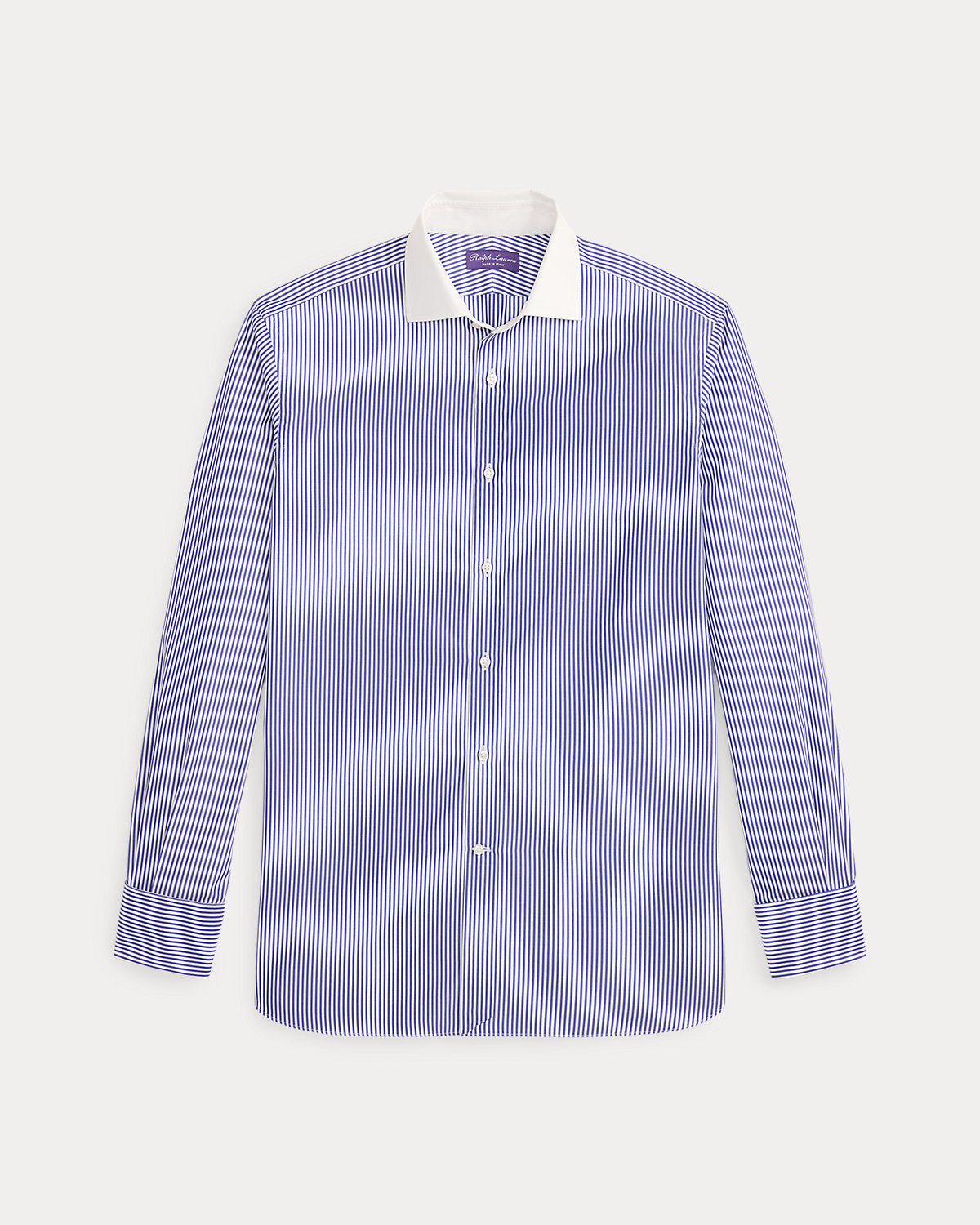 Striped Poplin French Cuff Shirt