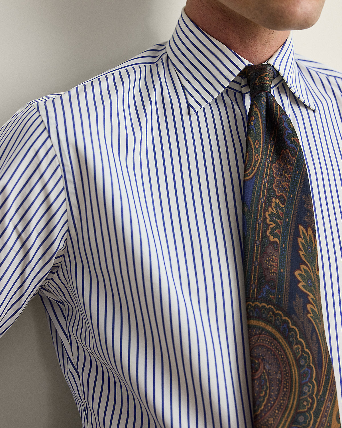 Pinstripe Poplin Shirt