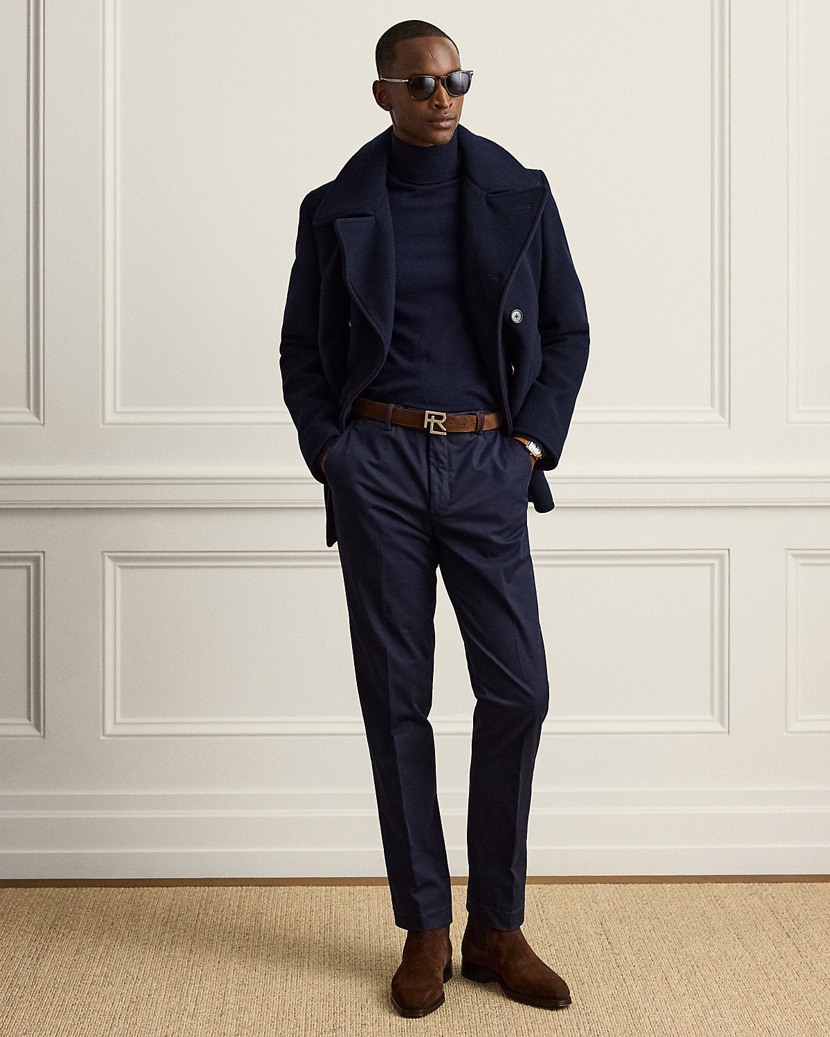 Hand-Tailored Stretch Chino Trouser