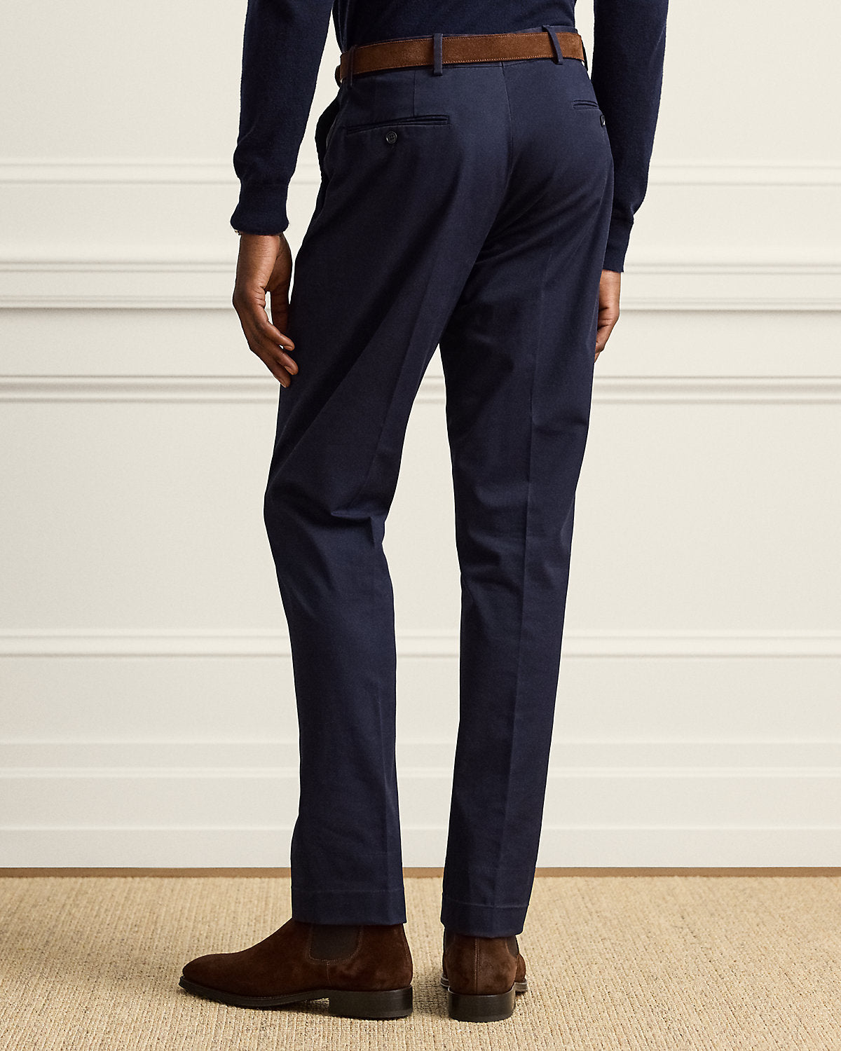 Hand-Tailored Stretch Chino Trouser