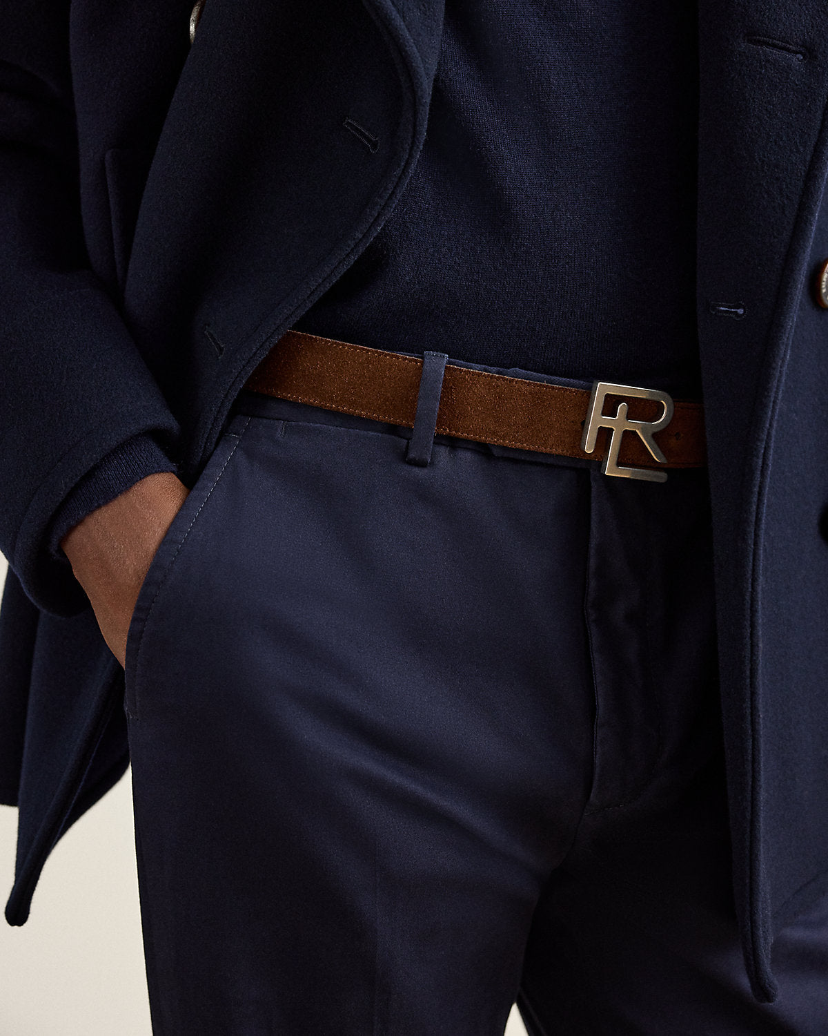 Hand-Tailored Stretch Chino Trouser