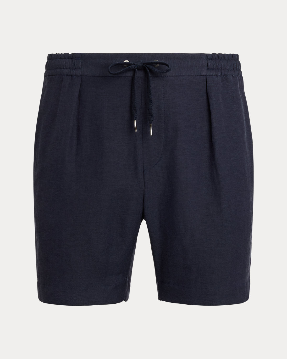 Silk-Linen Drawstring Short