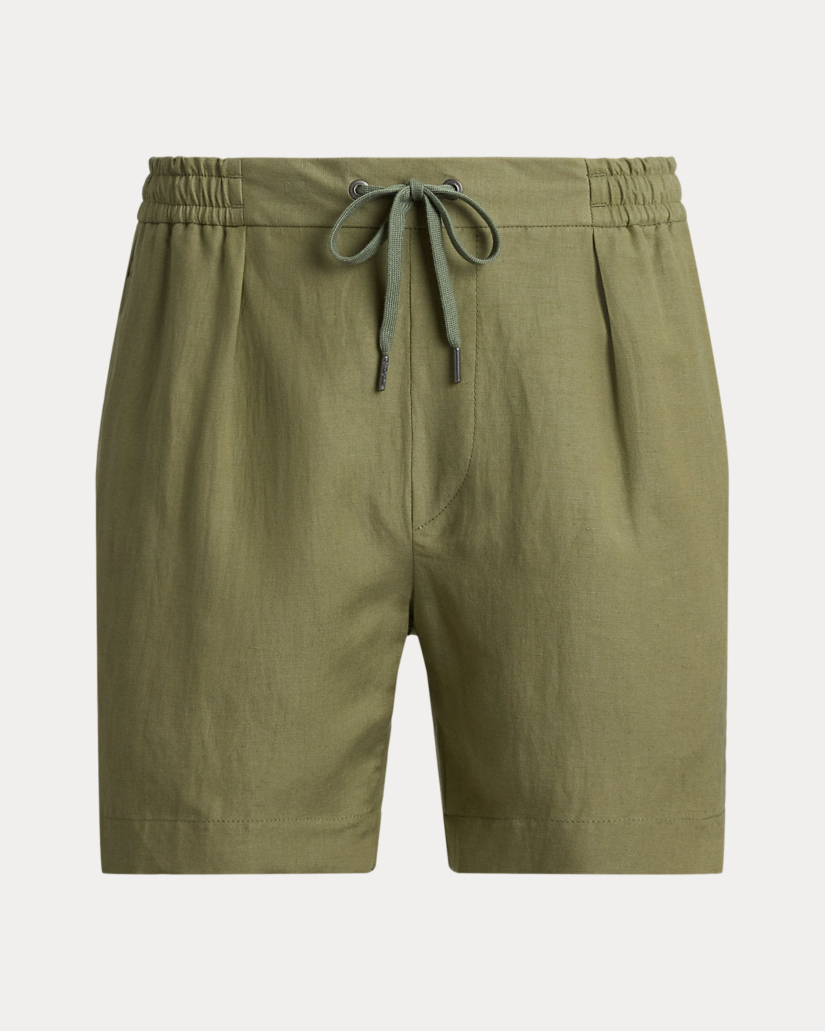 Silk-Linen Drawstring Short