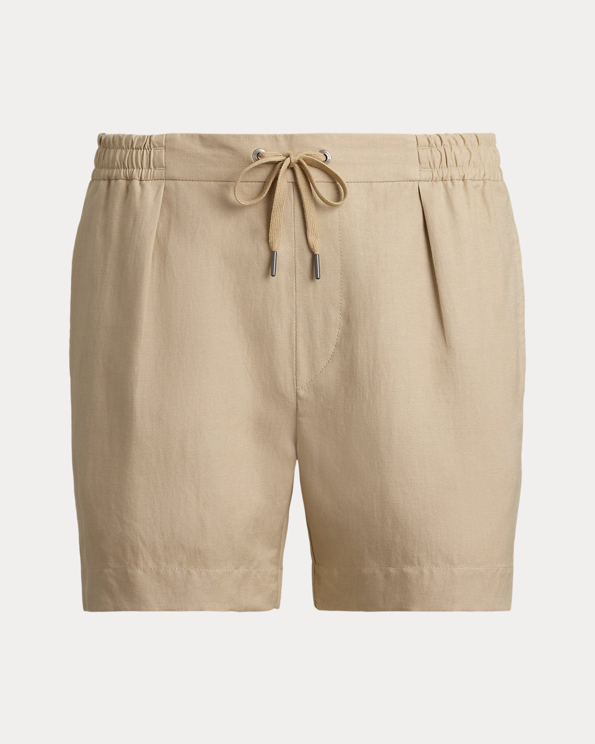 Silk-Linen Drawstring Short