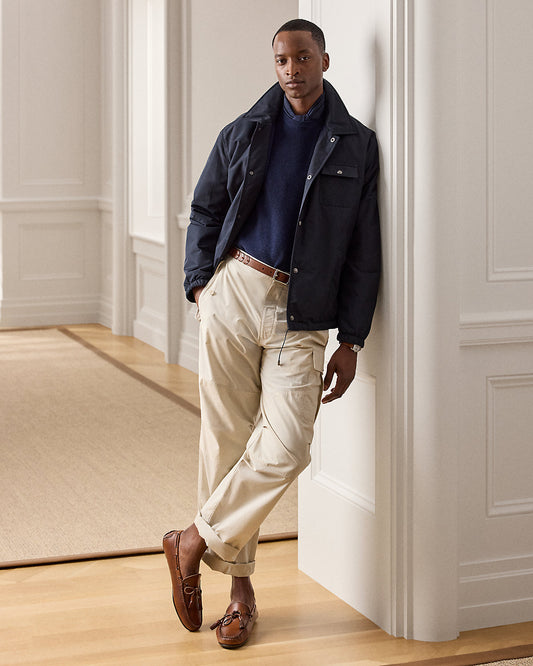 Hand-Tailored Relaxed Fit Cargo Pant
