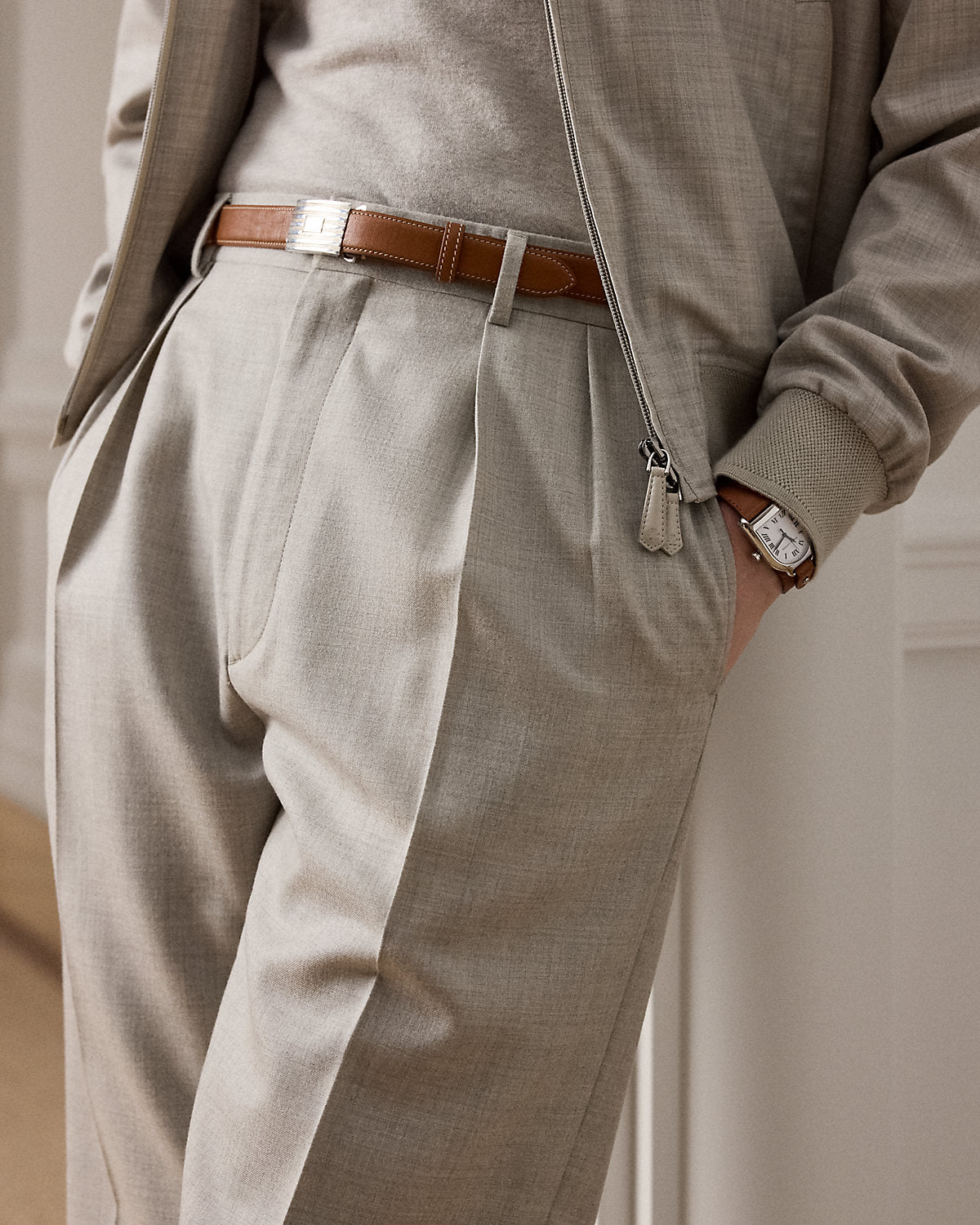 Gregory Hand-Tailored Wool Trouser
