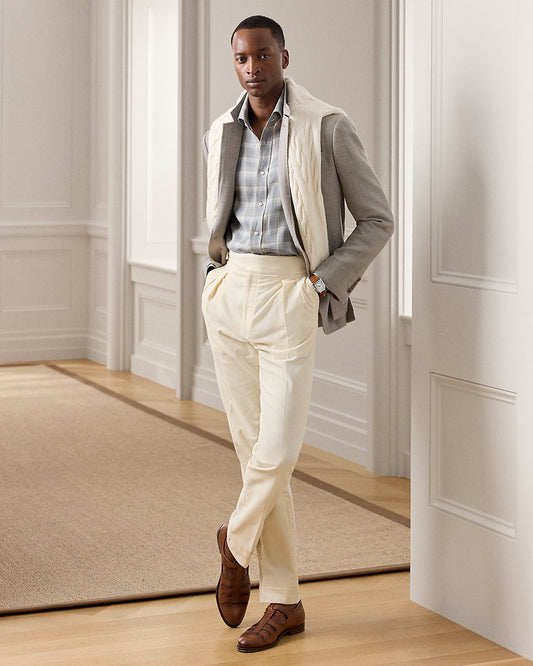 Hand-Tailored Corduroy Trouser