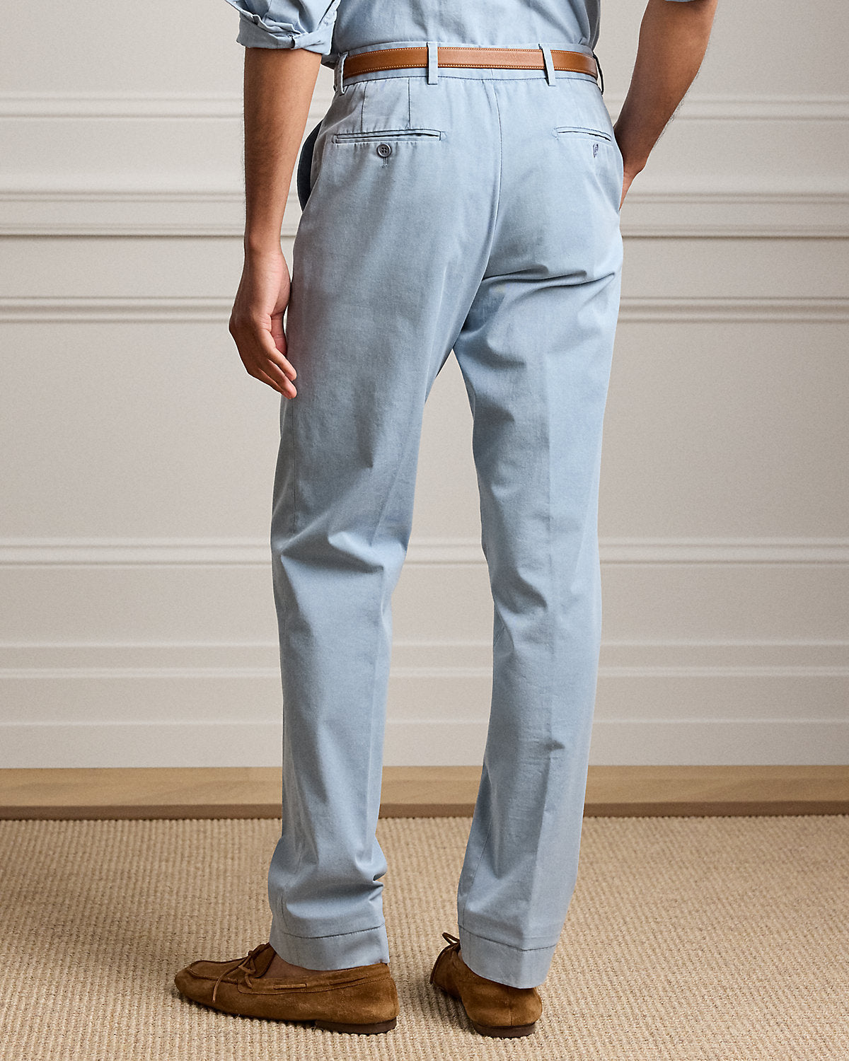 Hand-Tailored Garment-Dyed Chino Trouser