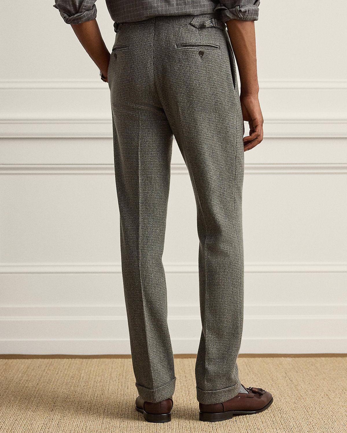 Gregory Hand-Tailored Tick-Weave Trouser