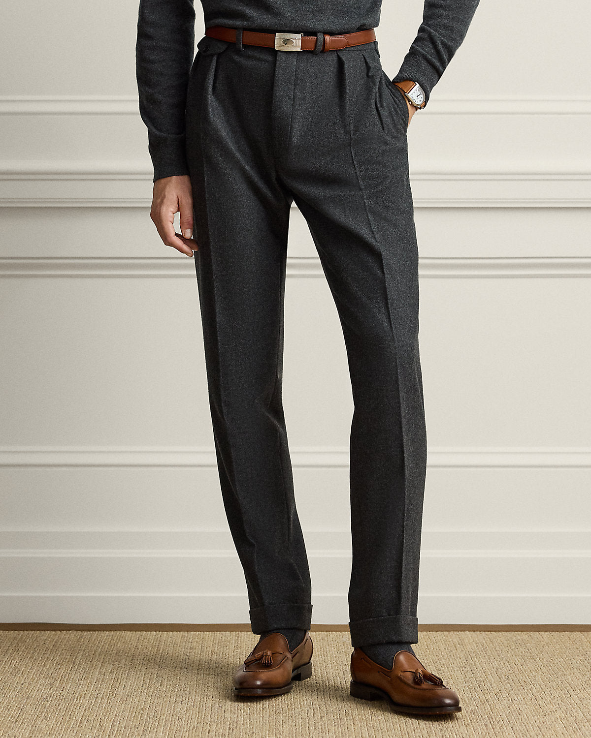 Gregory Hand-Tailored Flannel Trouser