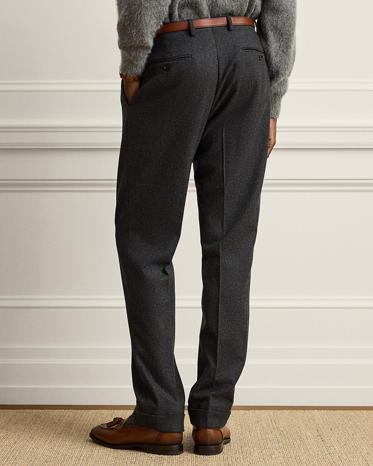 Glenn Hand-Tailored Flannel Trouser