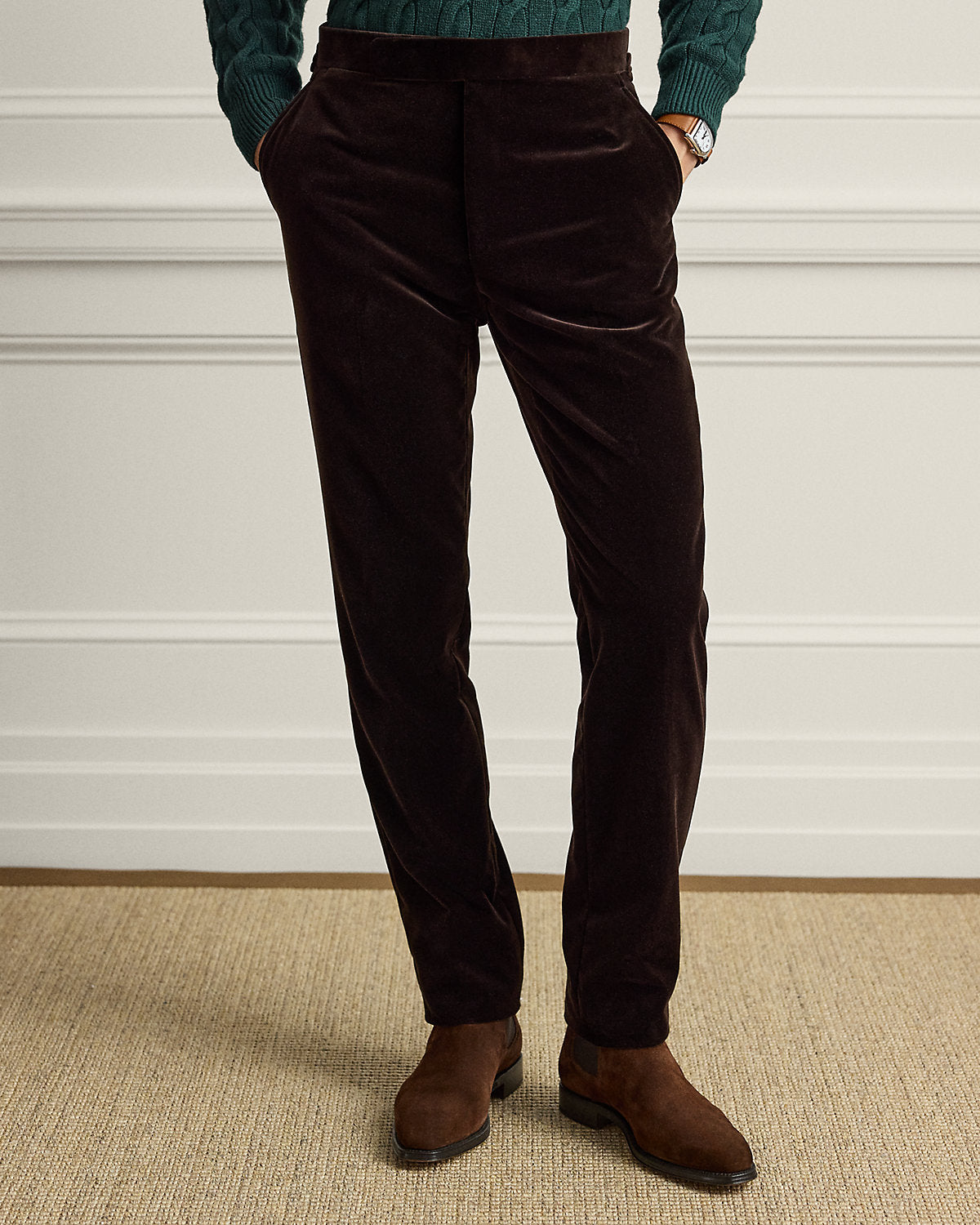 Gregory Hand-Tailored Velvet Trouser