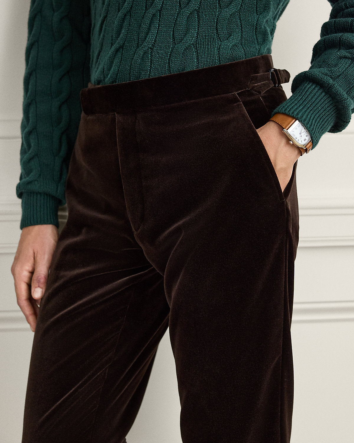 Gregory Hand-Tailored Velvet Trouser