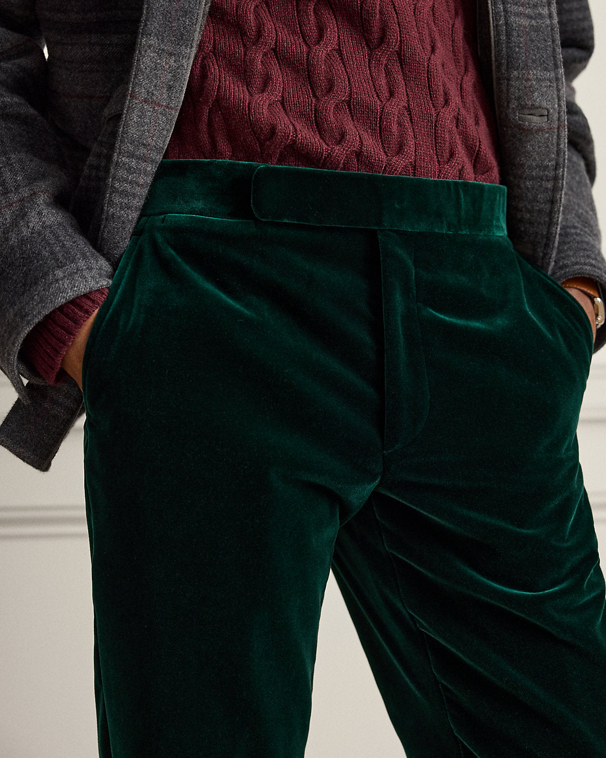 Gregory Hand-Tailored Velvet Trouser